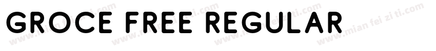 groce free regular字体转换